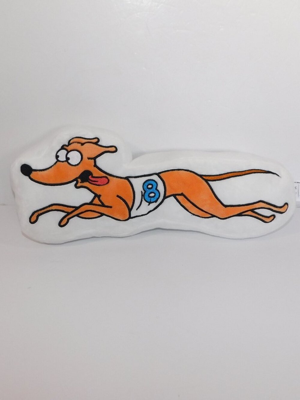 The Simpsons Santa's Little Helper Dog Greyhound 17" Plush Stuffed throw Pillow